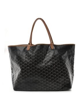 Goyardine Saint Louis Gm Black Gold #271124G15B